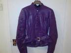 Genuine Gucci Leather Jacket (purple),  Excellent Quality....