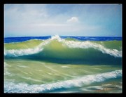 sea,  beautiful oil painting.